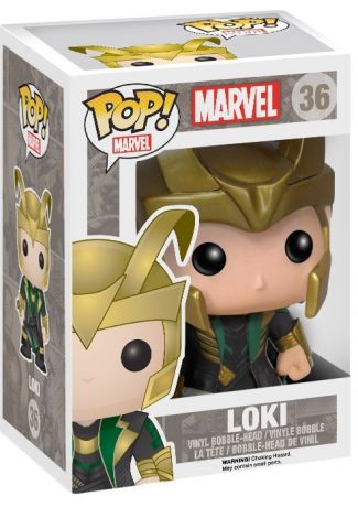 Figurine Funko Pop Marvel Comics #36 Loki avec casque