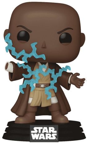 Figurine Funko Pop Star Wars 3 : La Revanche des Sith #788 Mace Windu - Glow in the Dark