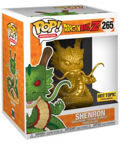 Figurine Funko Pop Dragon Ball Z #265 Shenron -  15 cm & Or (DBZ)