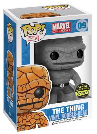 Figurine Funko Pop Marvel Comics #09 The thing - Noir et Blanc