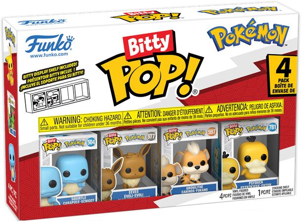 Figurine Funko Pop Pokémon Bitty Pop (série 4)