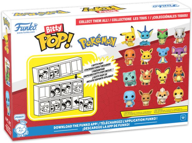 Figurine Funko Pop Pokémon Bitty Pop (série 1)