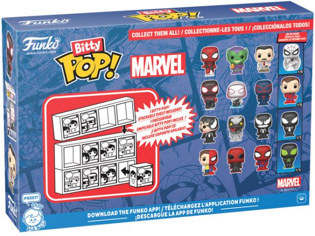Figurine Funko Pop Marvel Comics Spider-Man Bitty Pop (série 3)