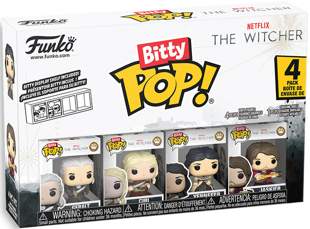 Figurine Pop The Witcher Série Netflix pas cher : Geralt & Vesemir - Pack