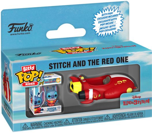 Figurine Funko Pop Lilo et Stitch [Disney] Stitch and The Red One - Bitty Pop