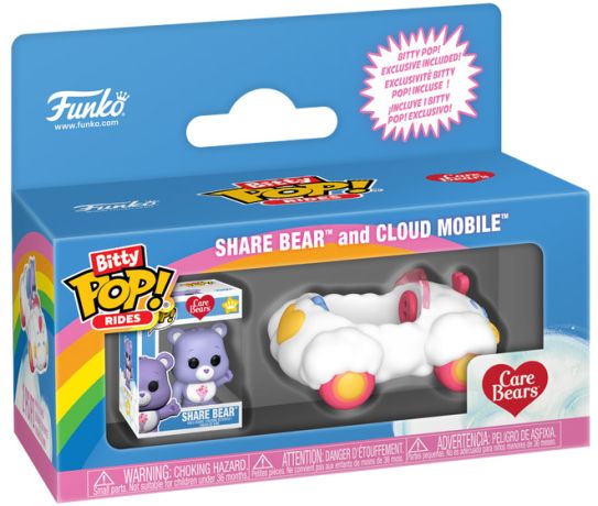 Figurine Funko Pop Bisounours Groscadeau et la Voiture Nuage - Bitty Pop