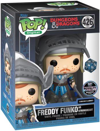 Figurine Funko Pop Donjons & Dragons #426 Freddy Funko en Strongheart - Digital Pop