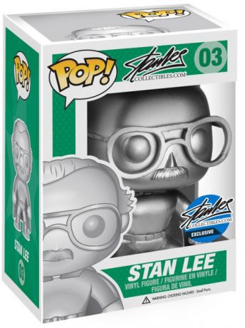 Figurine Funko Pop Stan Lee #03 Stan Lee - Argent
