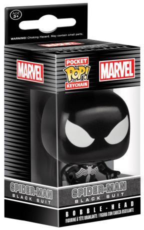 Figurine Funko Pop Marvel Comics Spider Man en costume noir