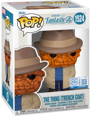 Figurine Funko Pop Les 4 Fantastiques, premiers pas [Marvel] #1524 La Chose (Manteau)