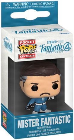 Figurine Funko Pop Les 4 Fantastiques, premiers pas [Marvel] Mister Fantastic - Porte-clés