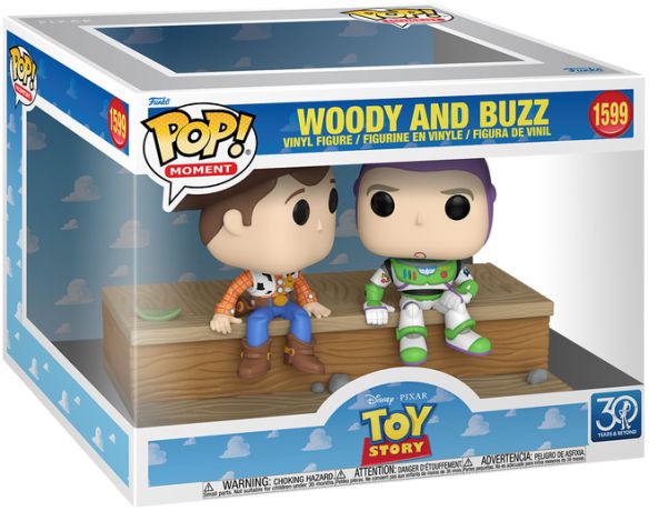Figurine Funko Pop Toy Story [Disney] #1599 Woody et Buzz - Moment
