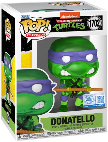 Figurine Funko Pop Tortues Ninja #1702 Donatello (Translucide)