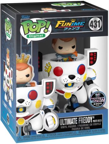 Figurine Funko Pop Freddy Funko #431 Ultimate Freddy dans le Robto Proto - Digital Pop