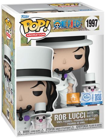 Figurine Funko Pop One Piece #1997 Rob Lucci avec Hattori