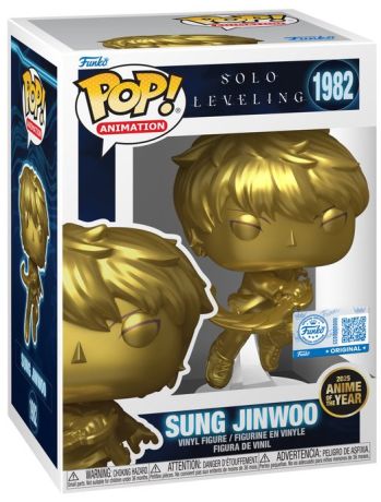 Figurine Funko Pop Solo Leveling #1982 Sung Jinwoo - Or