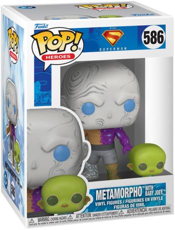 Figurine Funko Pop Superman 2025 #586 Metamorpho avec Joey Bébé