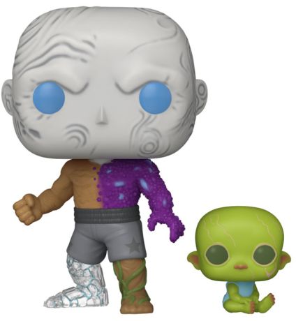 Figurine Funko Pop Superman 2025 #586 Metamorpho avec Joey Bébé