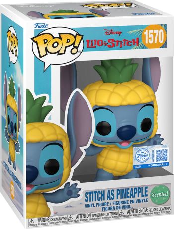 Figurine Funko Pop Lilo et Stitch [Disney] #1570 Stitch en Ananas - Parfumé