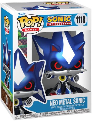 Figurine Funko Pop Sonic le Hérisson #1118 Neo Metal Sonic