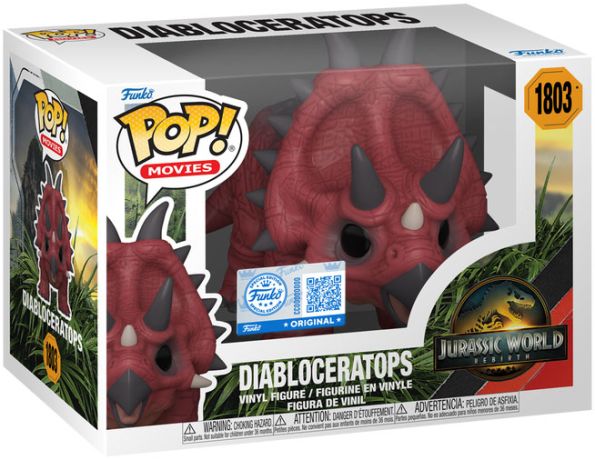 Figurine Funko Pop Jurassic World : Renaissance #1803 Diabloceratops