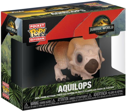 Figurine Funko Pop Jurassic World : Renaissance Aquilops - Porte-clés