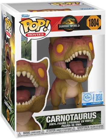 Figurine Funko Pop Jurassic World : Renaissance #1804 Carnotaure