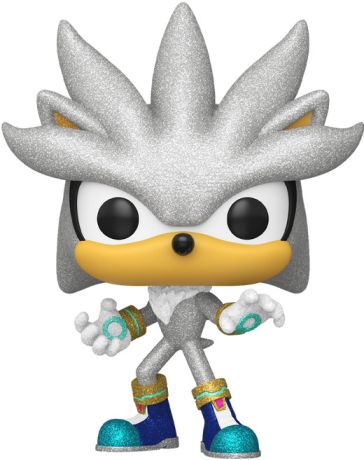 Figurine Funko Pop Sonic le Hérisson #1103 Silver - Diamant