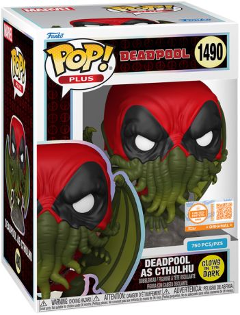 Figurine Funko Pop Deadpool [Marvel] #1490 Deadpool en Cthulhu - Glow in the Dark
