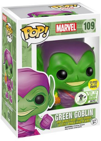 Figurine Funko Pop Marvel Comics #109 Bouffon Vert - Brillant dans le noir