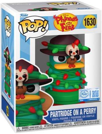 Figurine Funko Pop Phinéas et Ferb #1630 Perdrix sur Perry