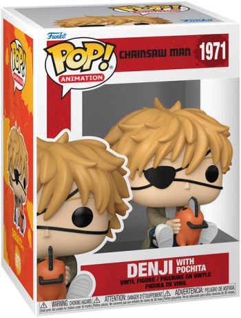 Figurine Funko Pop Chainsaw Man #1971 Denji avec Pochita
