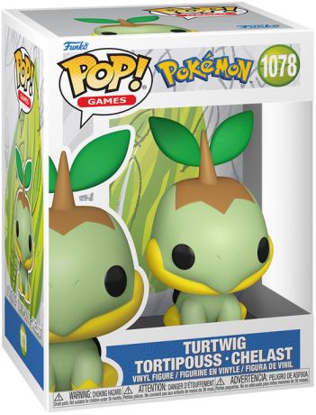 Figurine Funko Pop Pokémon #1078 Turtwig - Tortipouss - Chelast (EMEA)