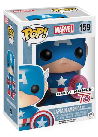 Figurine Funko Pop Marvel Comics #159 Captain America avec bouclier