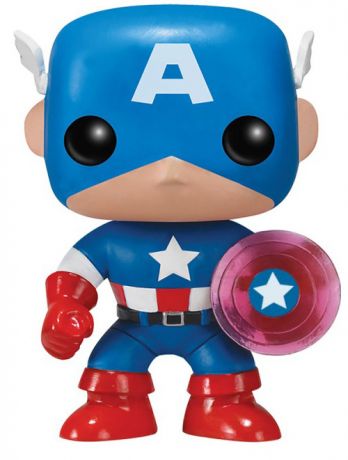 Figurine Funko Pop Marvel Comics #159 Captain America avec bouclier