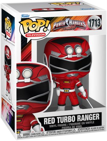 Figurine Funko Pop Power Rangers #1713 Turbo Ranger Rouge