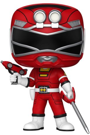 Figurine Funko Pop Power Rangers #1713 Turbo Ranger Rouge