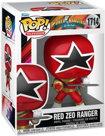 Figurine Funko Pop Power Rangers #1714 Ranger Zeo Rouge