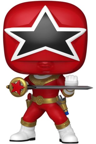 Figurine Funko Pop Power Rangers #1714 Ranger Zeo Rouge