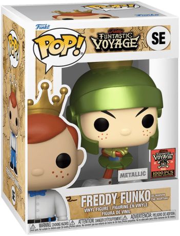 Figurine Funko Pop Freddy Funko Freddy Funko en Marvin the Martian - Métallique
