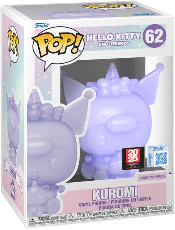 Figurine Funko Pop Sanrio #62 Kuromi - Translucide