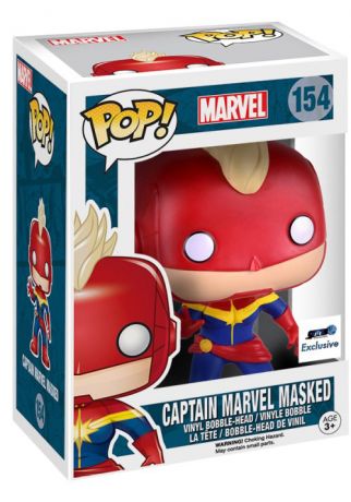Figurine Funko Pop Marvel Comics #154 Captain Marvel masquée