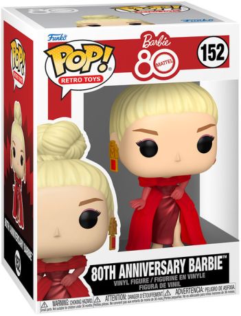 Figurine Funko Pop Barbie #152 80ème Anniversaire Barbie