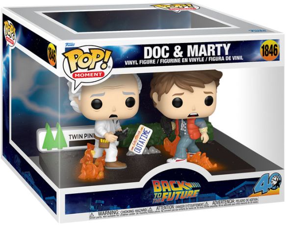 Figurine Funko Pop Retour vers le Futur #1846 Doc & Marty - Moment