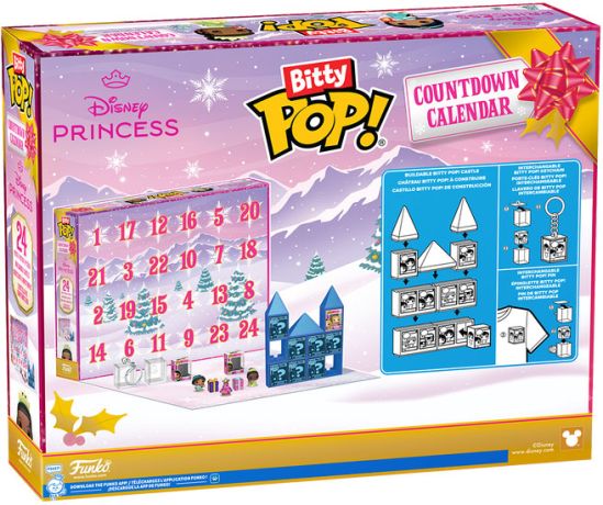 Figurine Funko Pop Disney Ultimate Princess Calendrier de l'Avent 2025 - Bitty Pop