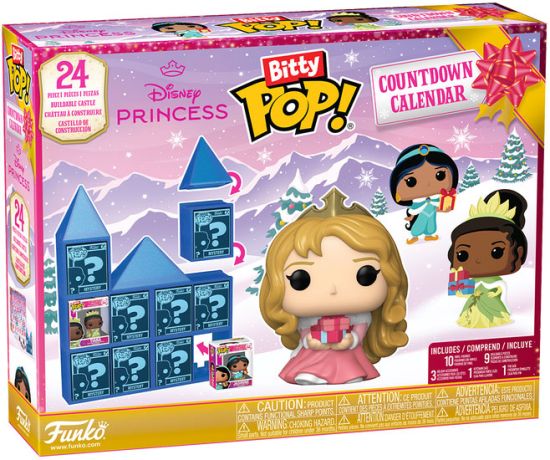 Figurine Funko Pop Disney Ultimate Princess Calendrier de l'Avent 2025 - Bitty Pop