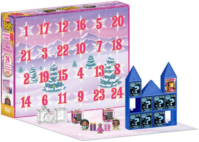 Figurine Funko Pop Disney Ultimate Princess Calendrier de l'Avent 2025 - Bitty Pop