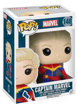 Figurine Funko Pop Marvel Comics #148 Captain Marvel sans masque