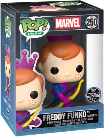 Figurine Funko Pop Marvel Comics #250 Freddy Funko en Hawkeye - Digital Pop