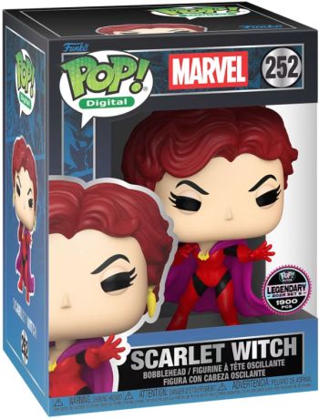 Figurine Funko Pop Marvel Comics #252 La Sorcière Rouge - Digital Pop